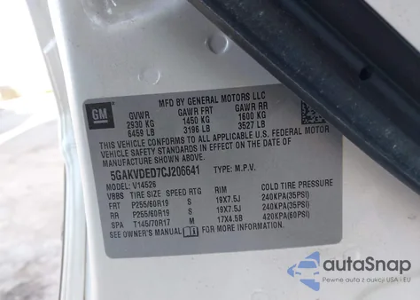 2012 Buick Enclave Premium из США, поврежденный, VIN 5GAKVDED7CJ206641